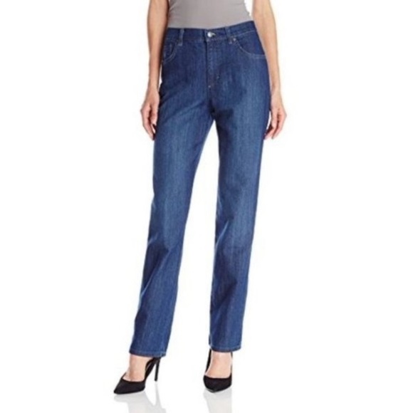 NWT Gloria Vanderbilt size 12 Amanda Blue jeans Classic Fit Tapered - Picture 1 of 16